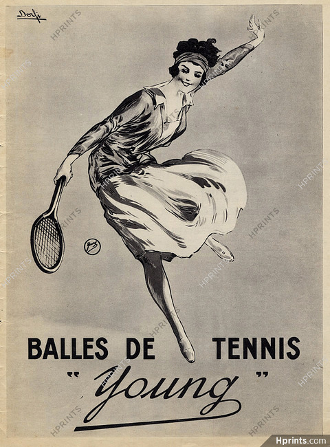 Young (Tennis Ball) 1931 Dorfi Tennis Players