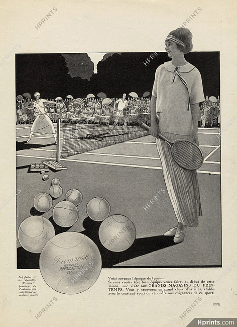 Primrose 1924 Tennis Woman