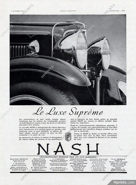 Nash 1931 Le Luxe Suprême