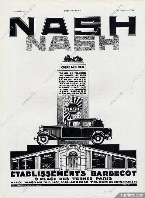 Nash 1930 Coupe Géo Ham