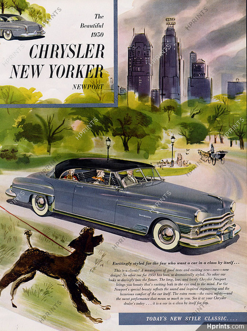 Chrysler 1950 New York City Poodle Dog