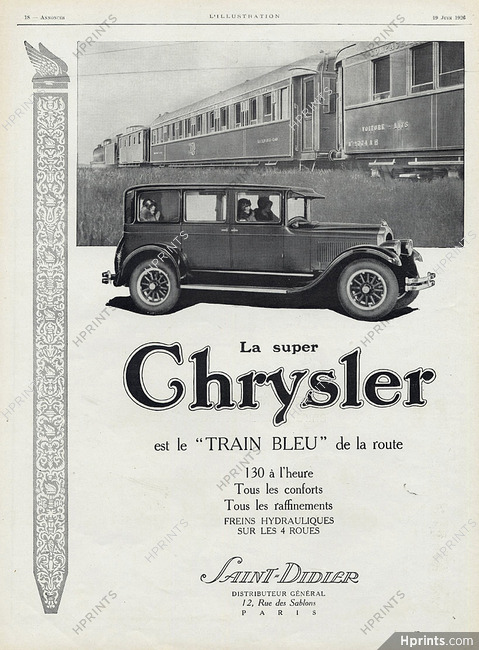 Chrysler 1926 Train