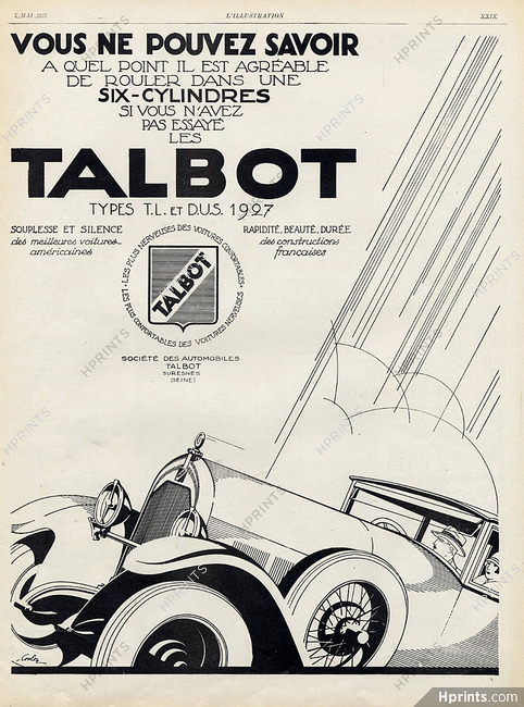 Talbot 1927 Coulon