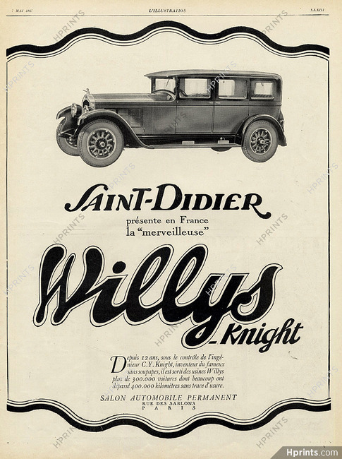Saint-Didier 1927 Willys Knight