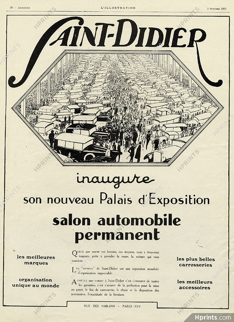 Saint-Didier 1925 Salon Exposition