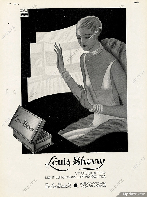 Louis Sherry (Chocolates) 1927