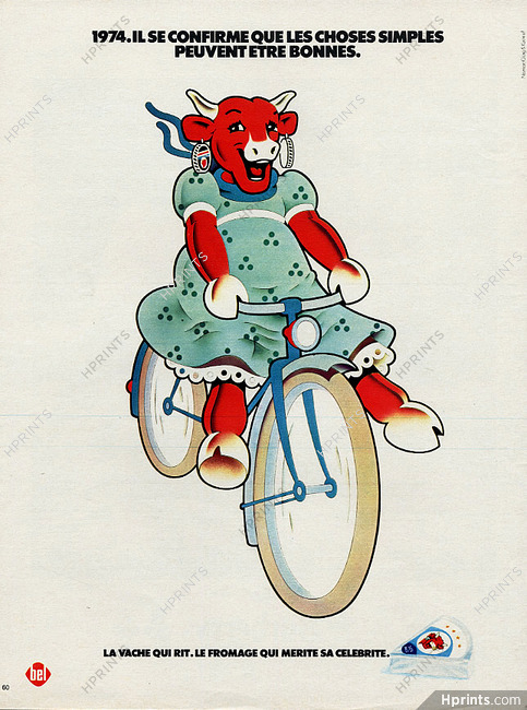 La Vache Qui Rit 1974 Bicycle