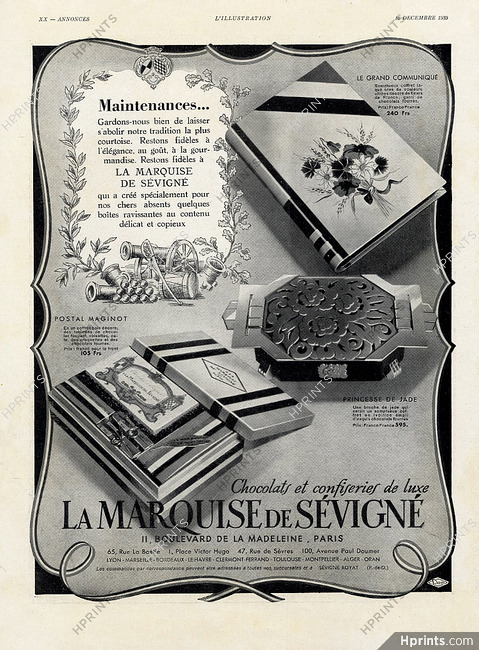 Marquise de Sévigné 1939