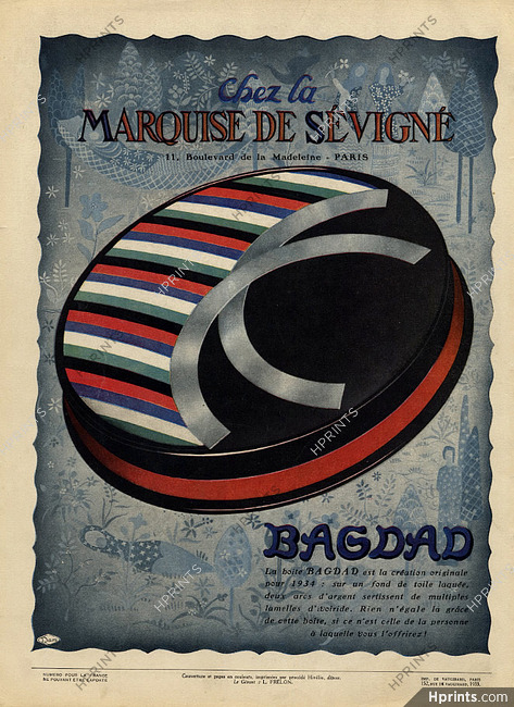 Marquise de Sévigné 1933 Bagdad