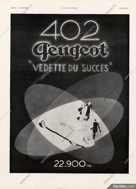 Peugeot 1936 402 Vedette du Succès
