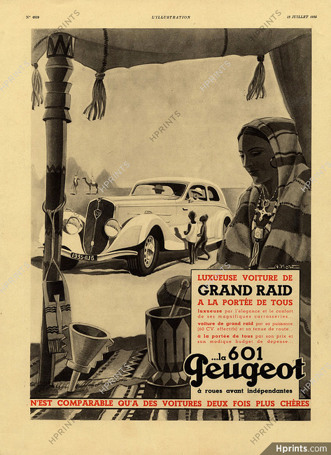 Peugeot 1935 Grand Raid African Alexis Kow