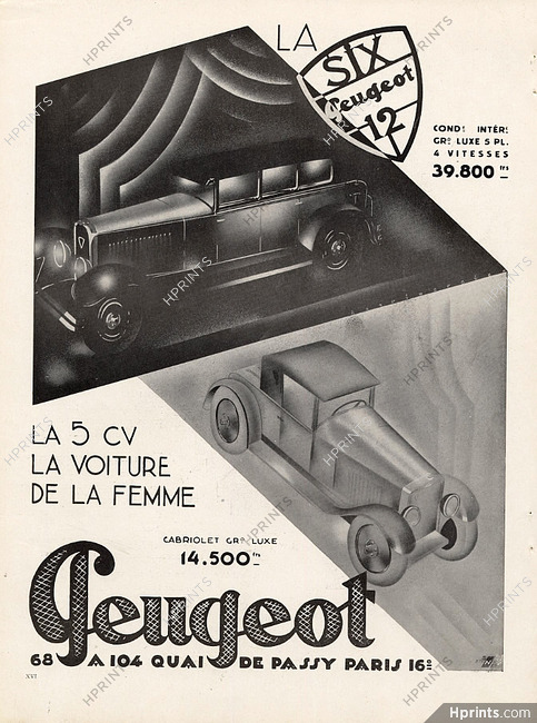 Peugeot 1929 5CV for Woman Henri Mercier