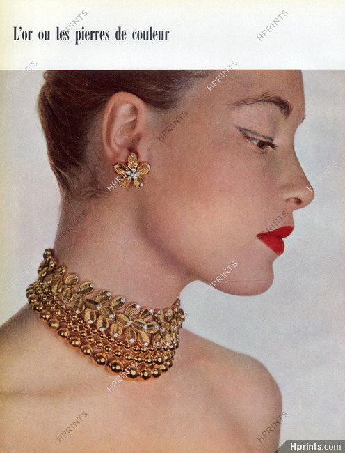 Cartier (Necklace) 1953 Photo Pottier