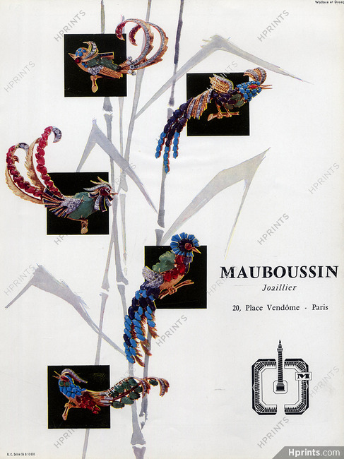 Mauboussin 1959 Birds Clips