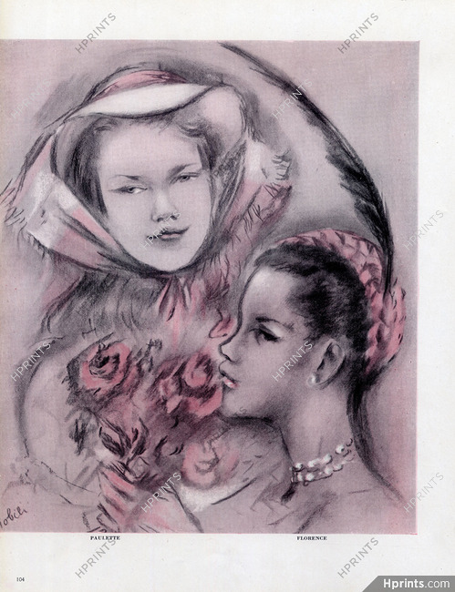 Paulette & Florence (Millinery) 1947 Lila de Nobili