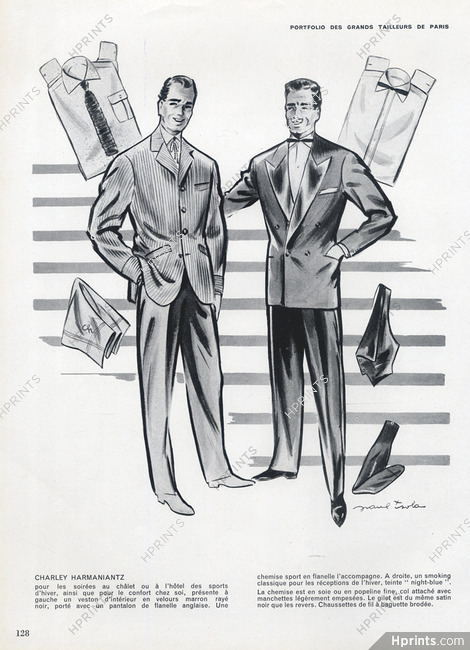 Charley Harmaniantz (Men's Fashion) 1956 Paul Isola