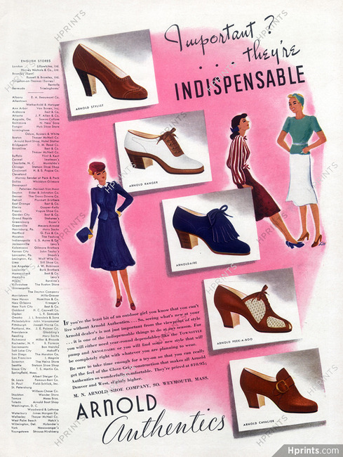 Arnold (Shoes) 1939 Authentics