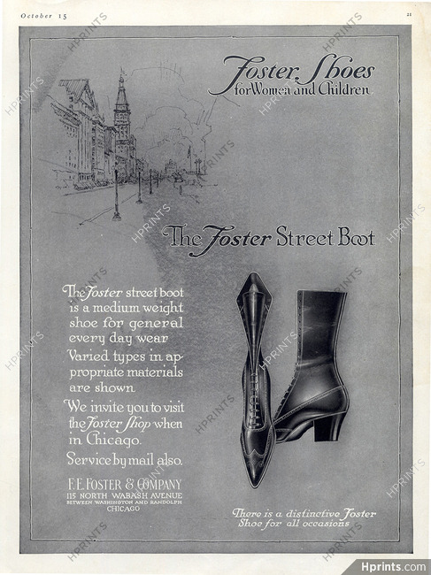 Foster (Shoes) 1919 Street Boot
