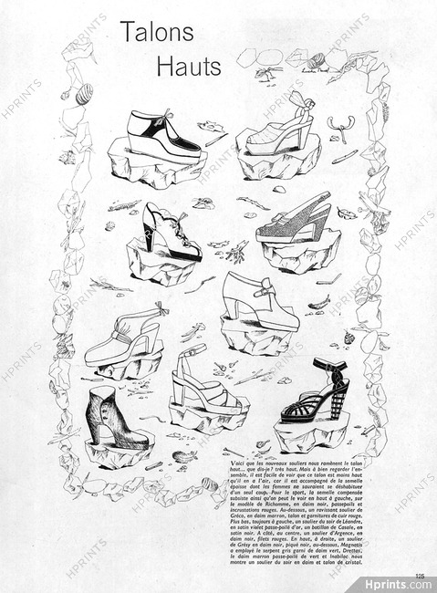 Drettas, Joseph Casale, Grésy, Maniatis, Donna Greco, Richomme 1946 High Heels