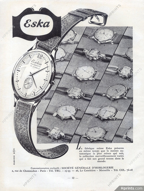 Eska (Watches) 1948