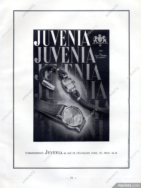 Juvenia (Watches) 1950
