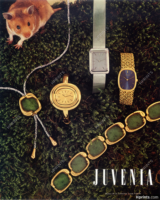 Juvenia (Watches) 1974 Jewels Louis Fiessler
