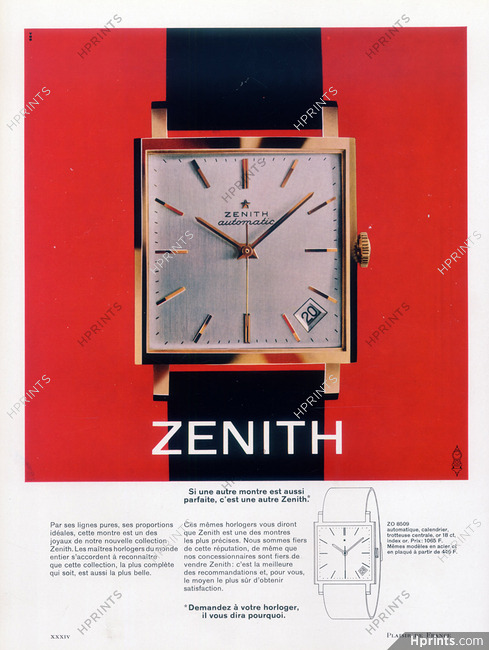 Zenith (Watches) 1964 Automatic, Calendrier