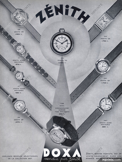 Zenith (Watches) 1937 Chronometre Doxa