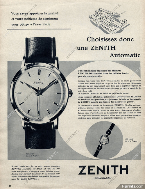 Zenith (Watches) 1957