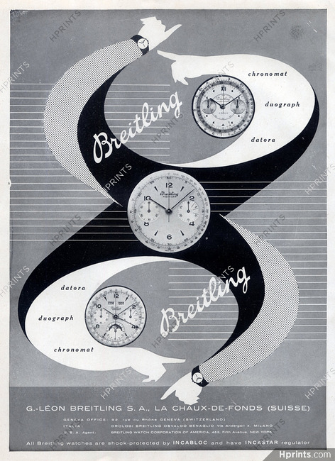 Breitling (Watches) 1951 Chronomat, Duograph, Datora