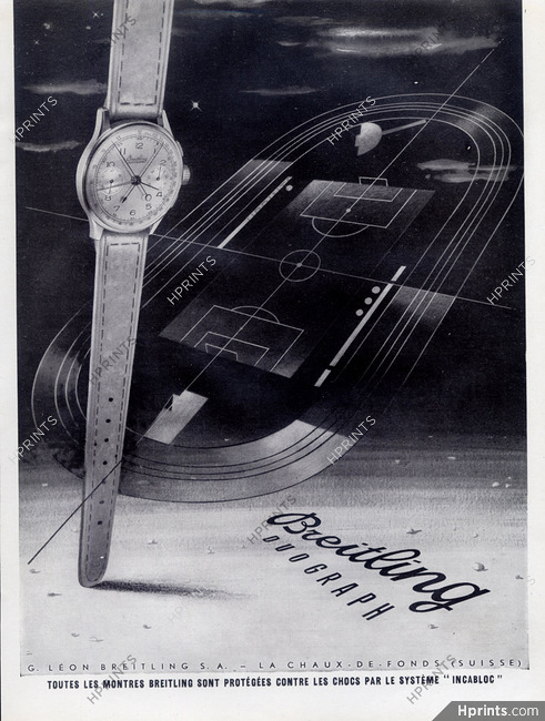 G. Léon Breitling (Watches) 1951 Duograph, Stadium