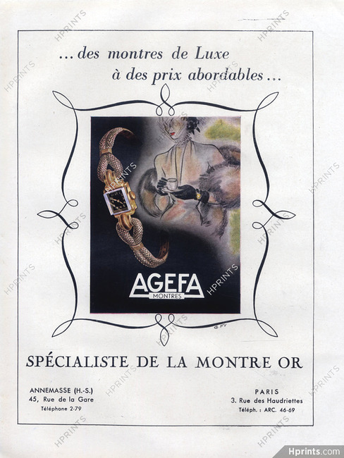 Agefa (Watches) 1948