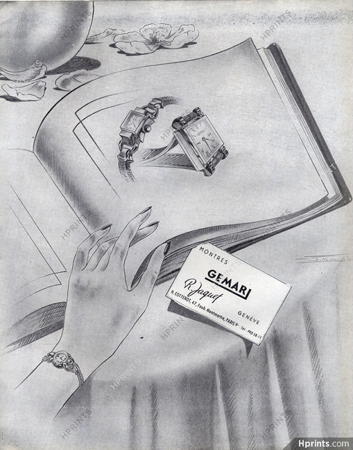 Gemari (Watches) 1948 R. Jaquet,