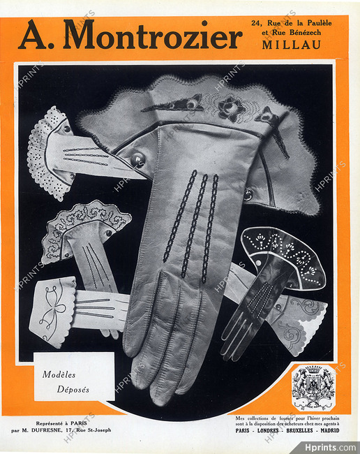 A. Montrozier (Gloves) 1924