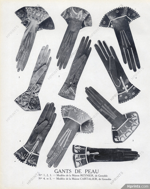 Reynier, Cartalier (Gloves) 1924