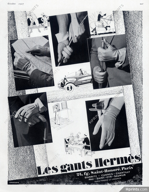 Hermès (Gloves) 1927 Golfer
