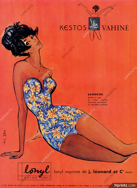 Kestos (Swimwear) 1959 Vahiné