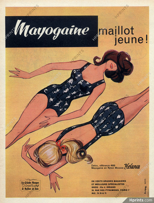 Mayogaine (Swimwear) 1961 Swimwear, Bathing Beauty