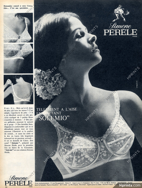 1966 Ad Vintage Van Raalte Lingerie Bra Brassiere Panty Girdle