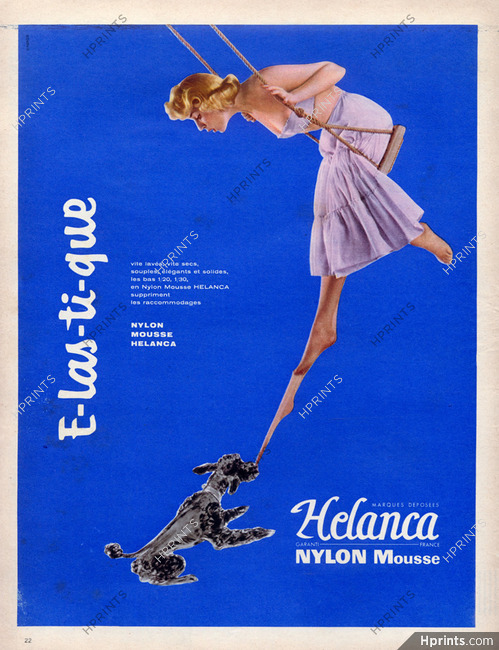 Helanca (Stockings) 1956 Poodle
