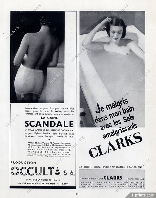 Scandale (Lingerie) 1934 Occulta, Girdle
