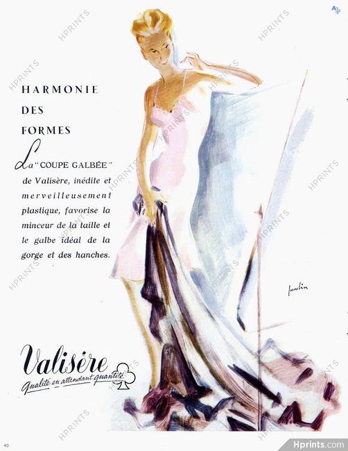 Valisère (Lingerie) 1947 Maurice Paulin
