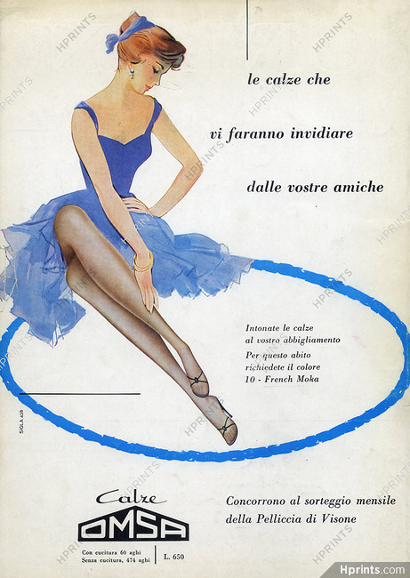 Omsa (Stockings) 1959
