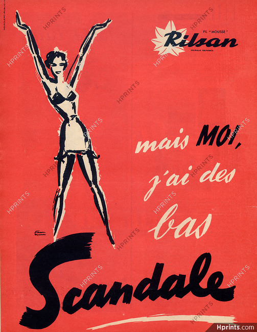Scandale (Stockings) 1958 Facon Marrec