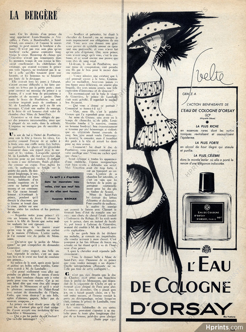 D'Orsay (Perfumes) 1957 Eau de Cologne Svelte