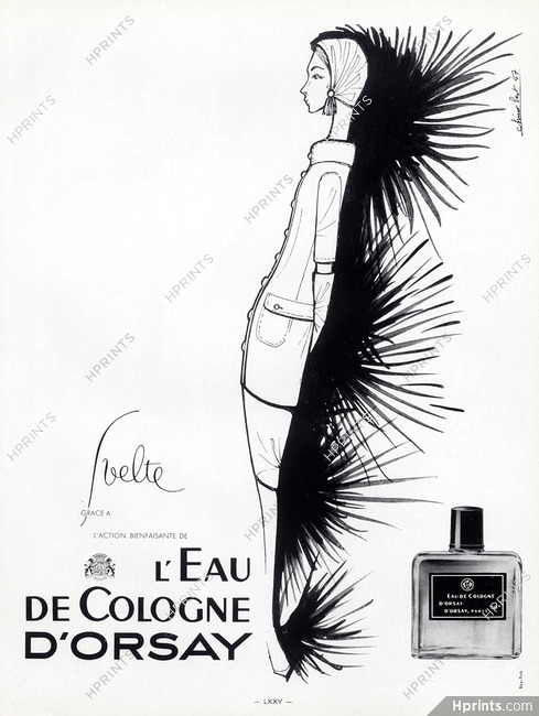 D'Orsay (Perfumes) 1957 Eau de Cologne Svelte