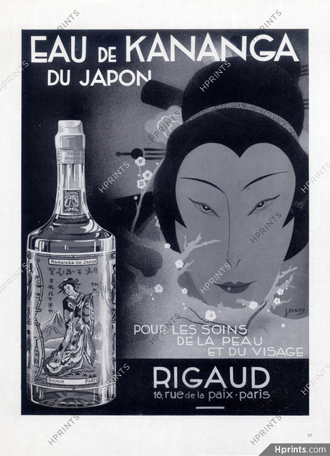 Rigaud (Perfumes) 1932 Eau de Kananga du Japon, Japanese Portrait