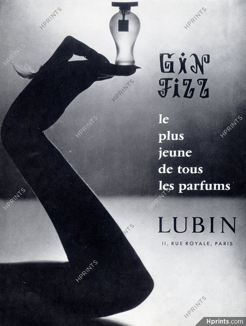 Lubin (Perfumes) 1959 Gin Fizz
