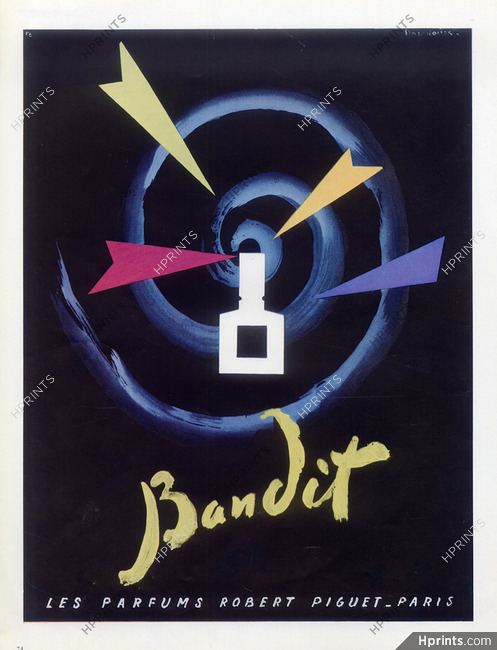 Robert Piguet (Perfumes) 1952 Bandit, Bouldoires