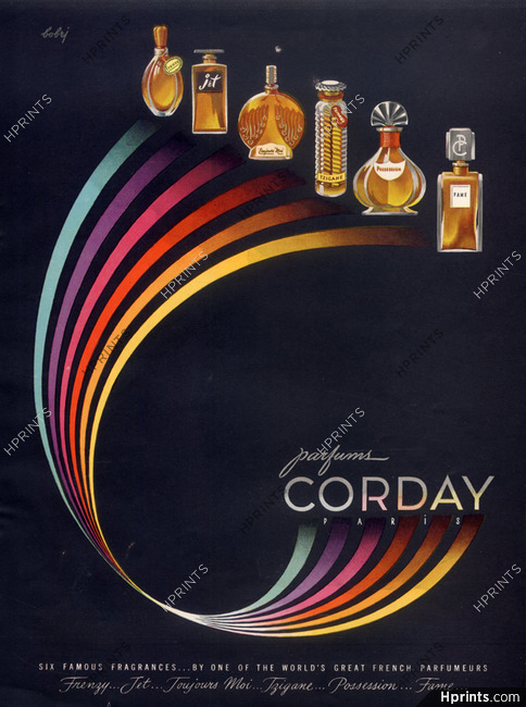 Corday (Perfumes) 1946 Bobri